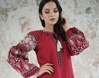Embroidered Dress Ukrainian Dress, Vyshyvanka dress Gift for Her, Gift for Girl, Gift for Wife, Ukraine Dress woman  UKRAINE Ukrainian