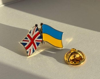 Ukrainian Patch Ukraine Flag Enamel Pin Badge With Butterfly Clasp - Foto 9