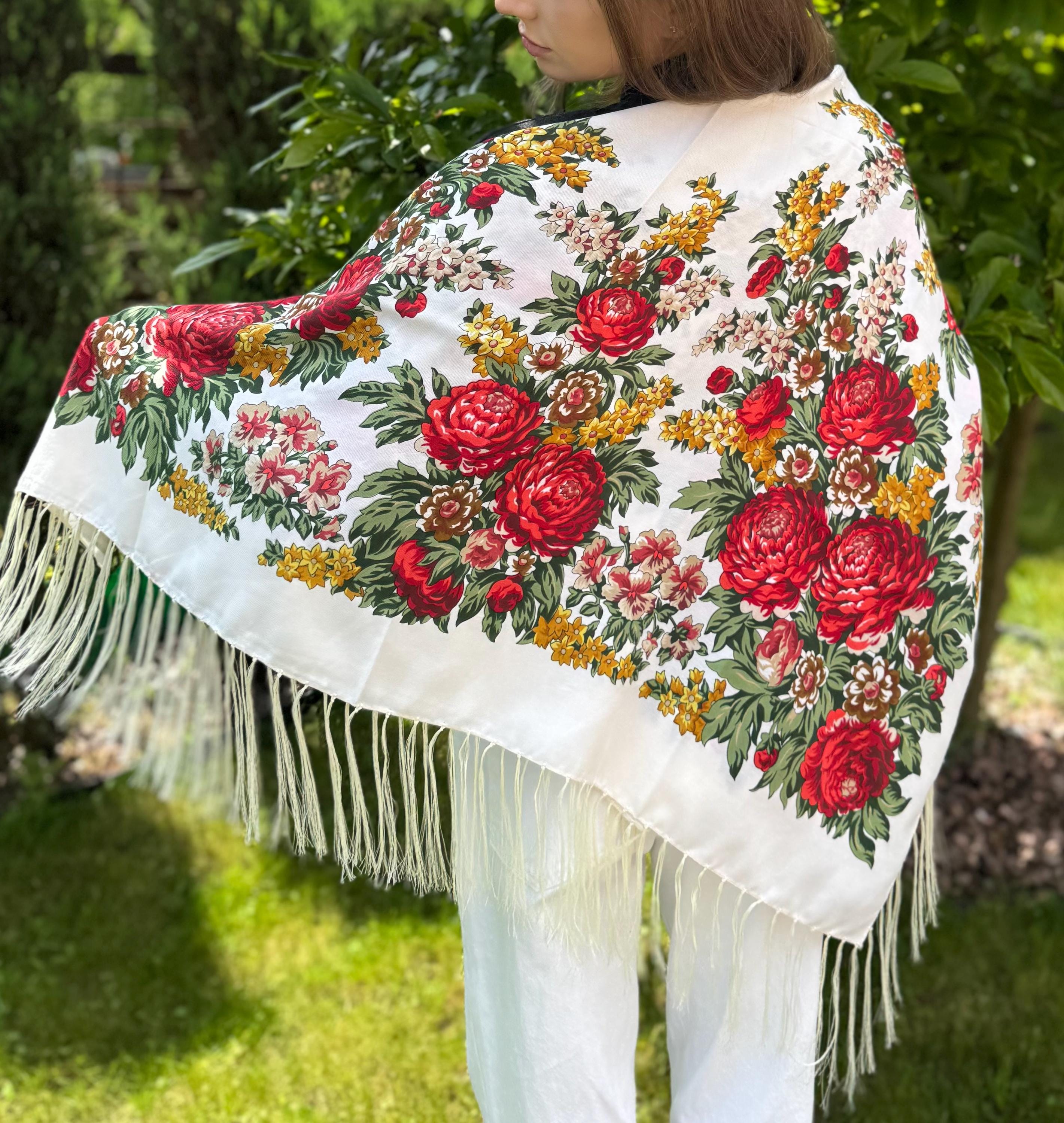 希少品】ポーランド ポドカルパツキエ県 オリジナルスカーフ Polish