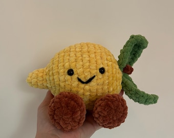 Jelly Cat Inspired Amusable Lemon Crochet Handmade Plushie Amigurumi Stuffed Animal