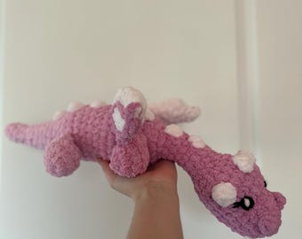 Gehaakte draak handgemaakte knuffel amigurumi knuffeldier