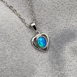 925 Sterling Silver Natural Australian Boulder Opal Doublet Pendant Necklace | October Birthstone | Fine Gemstone Jewelry | Gift Jewelry