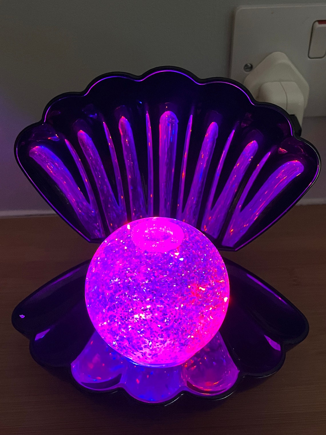 Seashell Clam and Pearl LED Night Light - Etsy