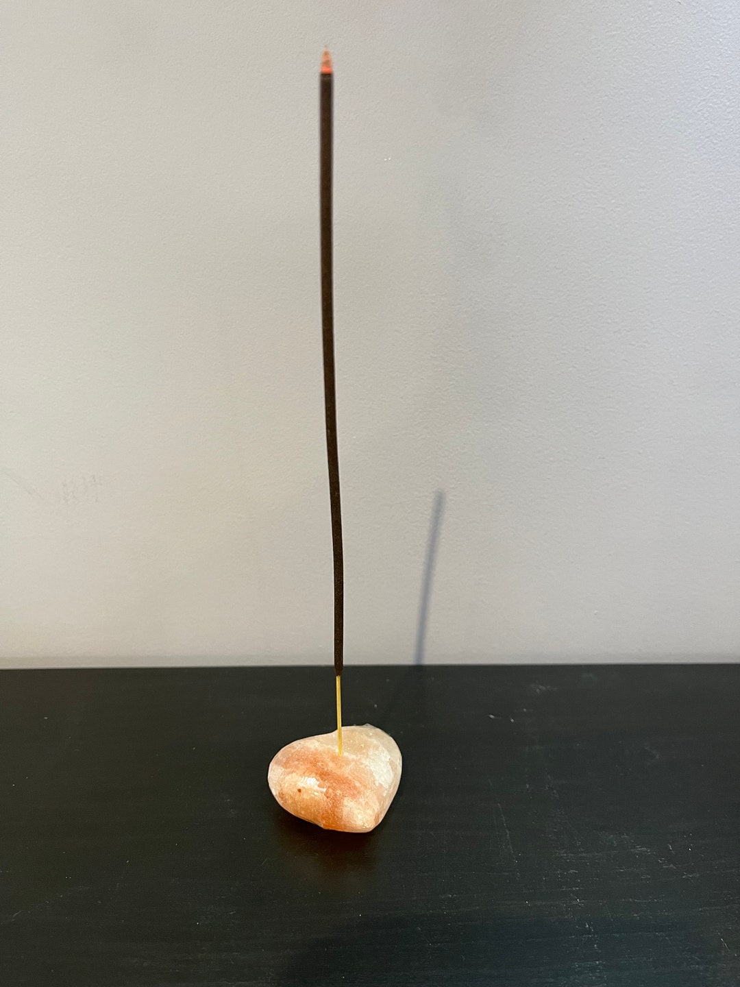 Himalayan Salt Rock and Heart Rock Incense Stick Holders - Etsy