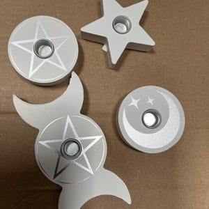 呪文キャンドルホルダー/呪文キャンドル/魔術用品/儀式用キャンドル/ウィッカ用品