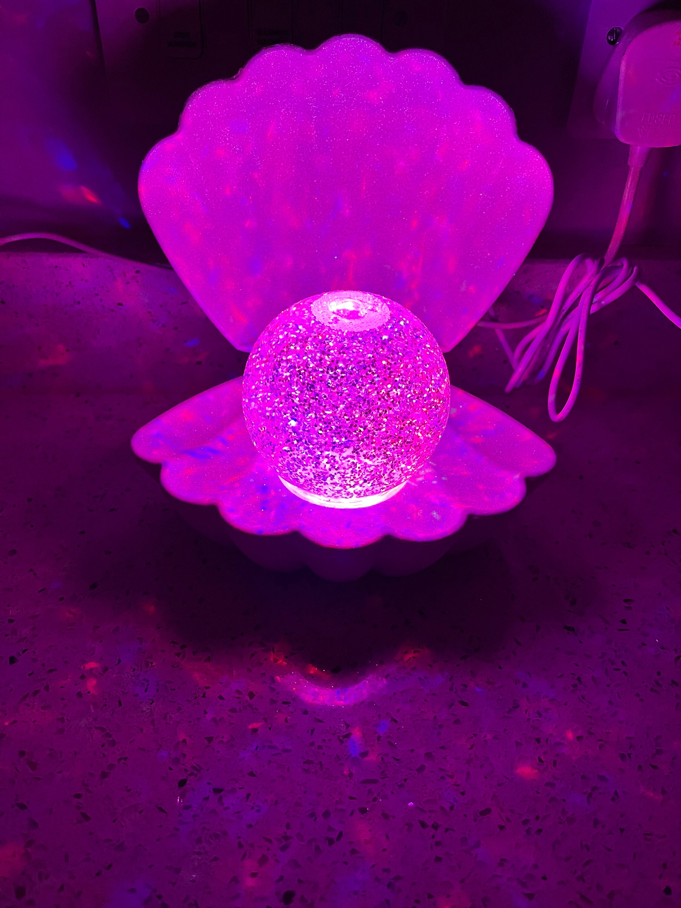 Seashell Clam and Pearl LED Night Light - Etsy