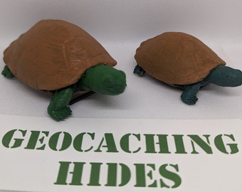 Turtle Geocaching Container