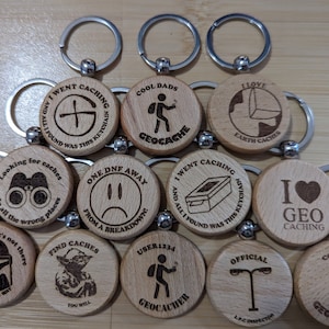 Geocaching Keychain Swag