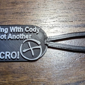 Personalized Geocaching tweezer keychain