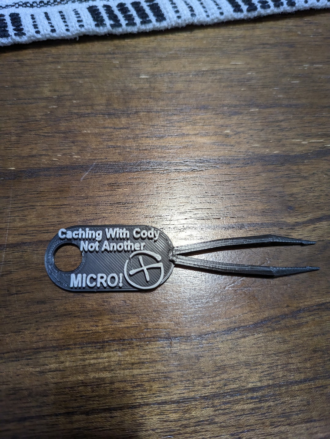 Personalized Geocaching Tweezer Keychain Etsy