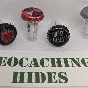 Evil Bottlecap Geocaching Container