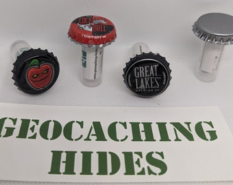 Evil Bottlecap Geocaching Container