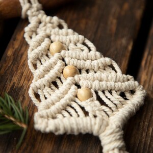 Macrame Christmas Ornament, Window Charm, Rear-view Mirror Charm ...