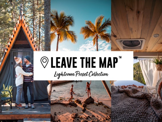 Download The Leave The Map Travel Lightroom Preset Etsy PSD Mockup Templates