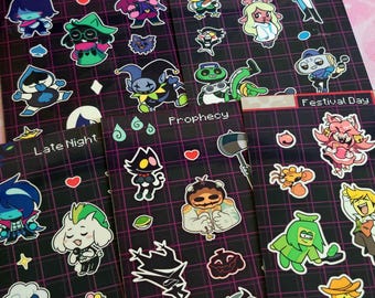 Deltarune Sticker Sheets | Stationery