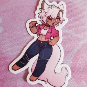 Adesivo FFXIV WoL Robin Suhe Paws & Claws Chibi / Final Fantasy XIV /