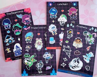 Deltarune Sticker Sheets | Stationery