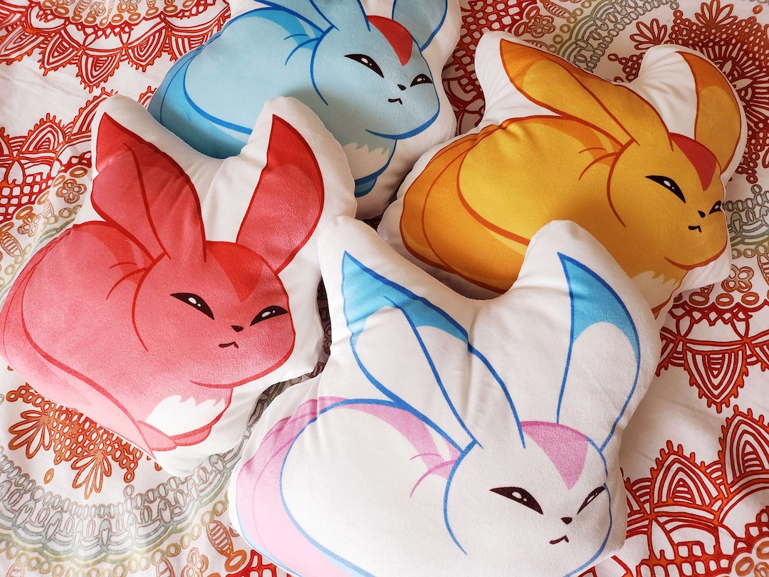 FFXIV Carbuncle Loaf Throw Pillows Final Fantasy XIV Plush Cushion Etsy