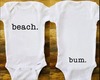 Beach Bum Onesie - Summer Bod Onesie - Beach Baby Onesie - Summer Baby - Summer Onesie - Baby Gift