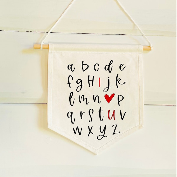 Alphabet Banner - ABC Banner Wall - Daycare Decor Wall - Kids Playroom Decor Inspo - Homeschool Room Decor - Play Area Decor - School Decor