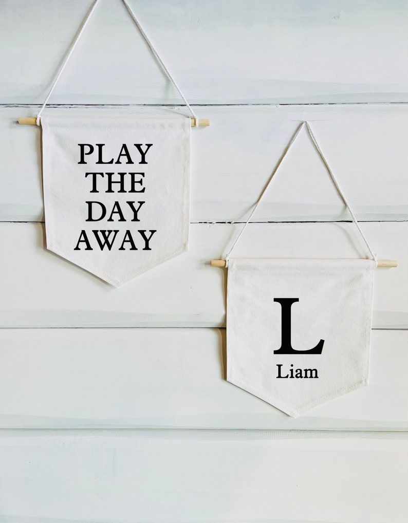 Play the Day Away Banner Nursery Banner Baby Crib Etsy