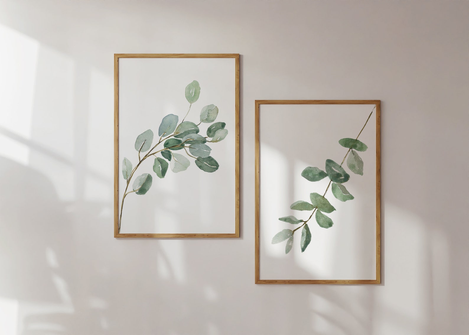 Nature Prints Set of 2 Prints Botanical Wall Prints Home Etsy UK