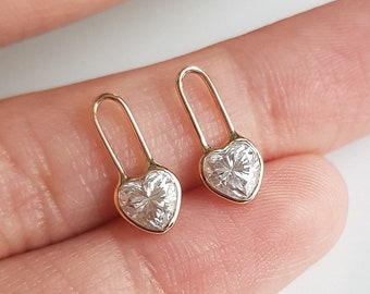 Orecchini Pendenti Con Moissanite Online - Loose Moissanite - Foto 5