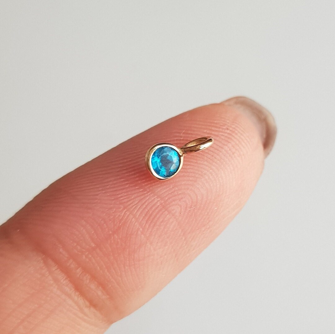 Pendentif Breloque En Or Jaune Et Turquoises