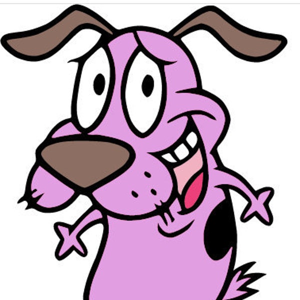 Courage the Dog SVG