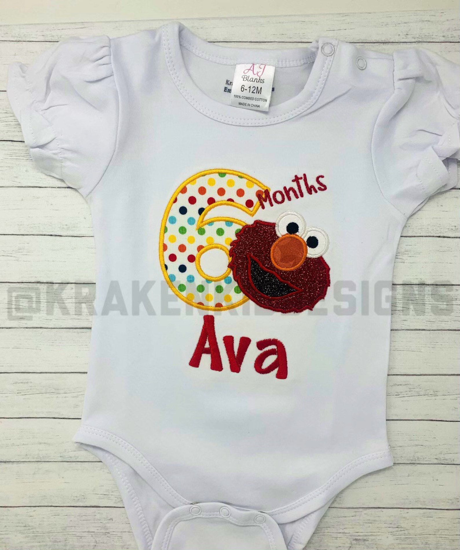 Girl 1st Birthday Shirt Baby Girl Birthday Shirt Elmo Etsy