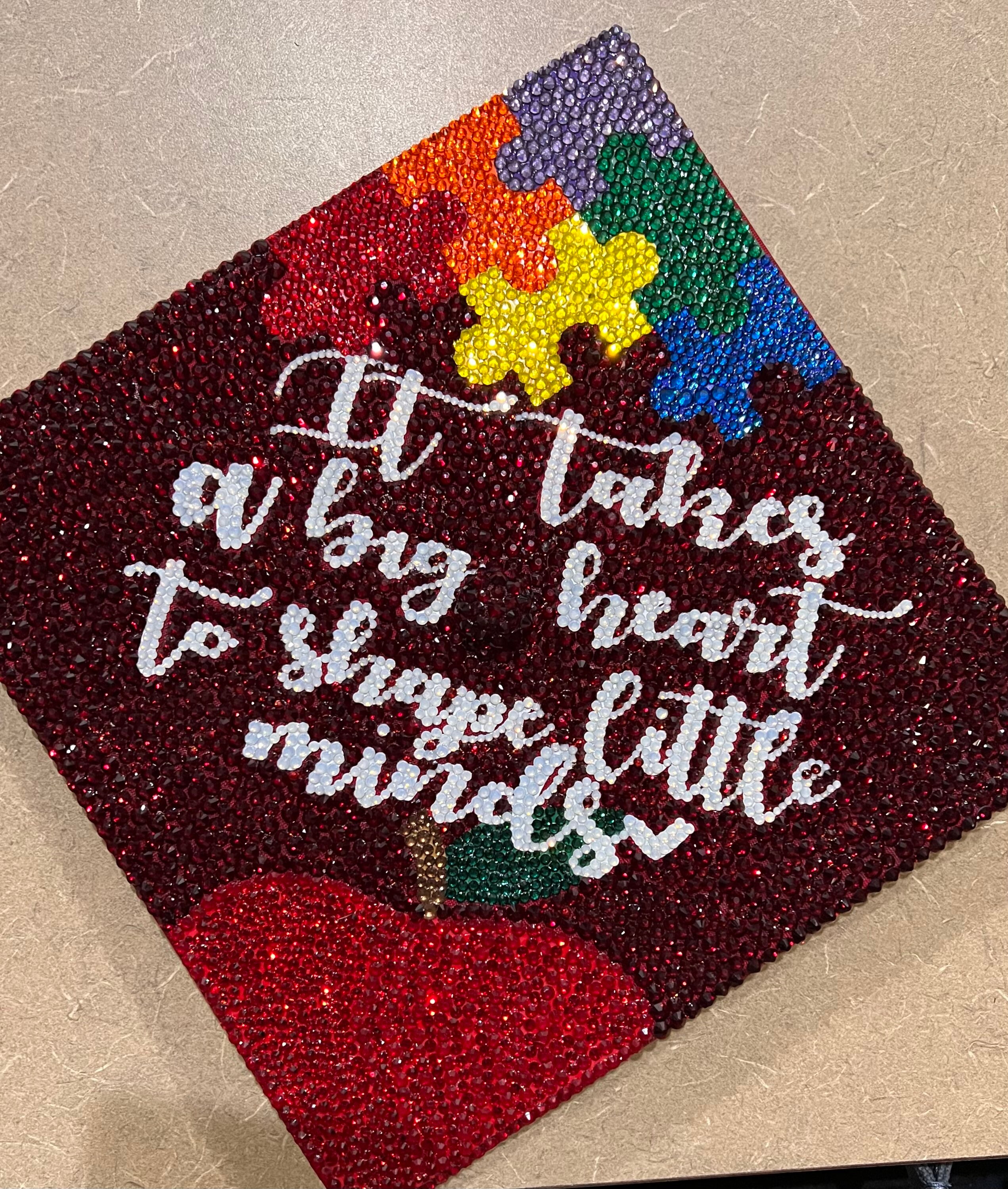 Custom Rhinestone Graduation Cap - Etsy