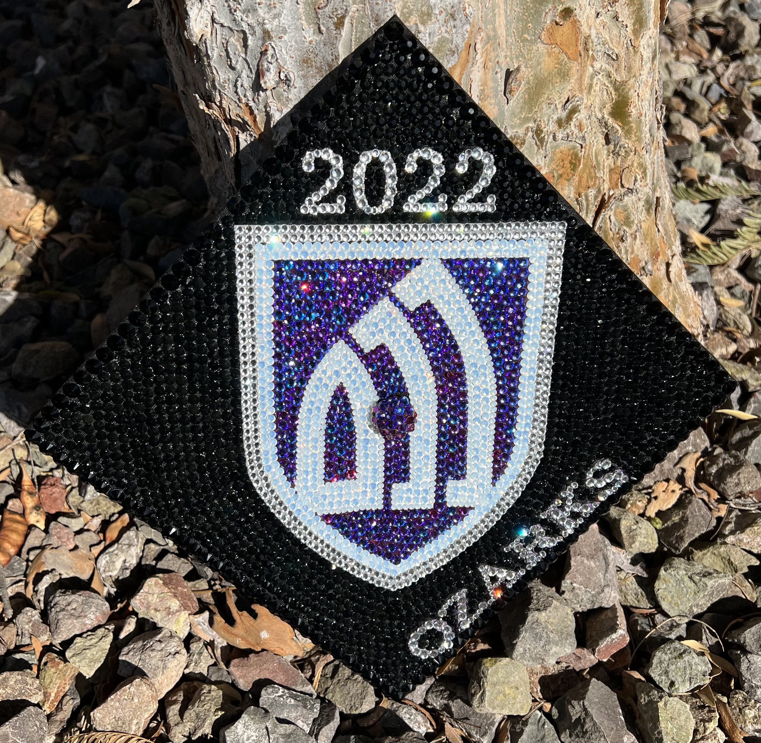 Custom Rhinestone Graduation Cap - Etsy