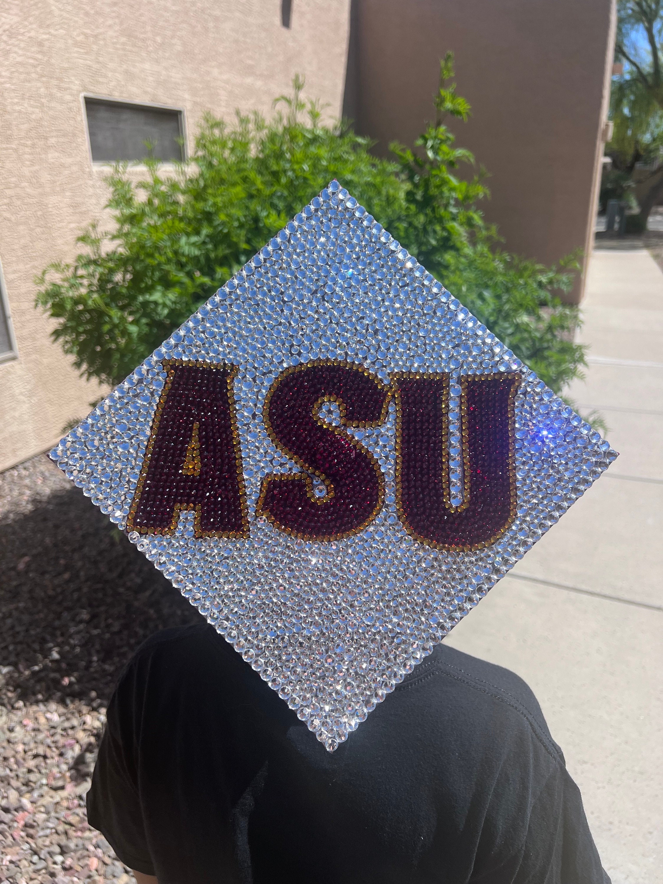 Custom Rhinestone Graduation Cap - Etsy display picture 3