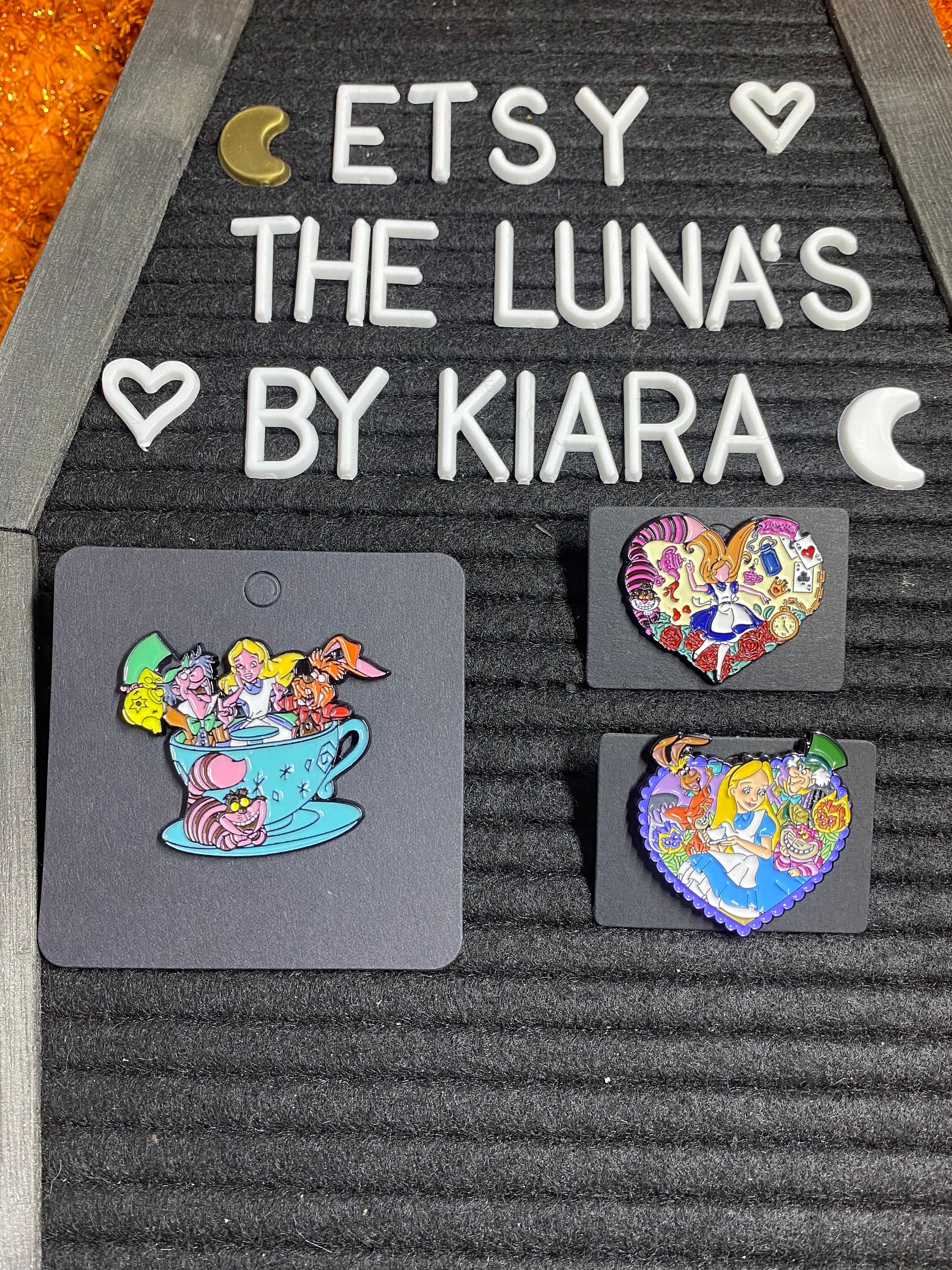 Alice in Wonderland Pins - Etsy