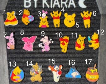 Winnie the Pooh shoe Charms
