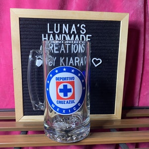 Cruz Azul beer mug