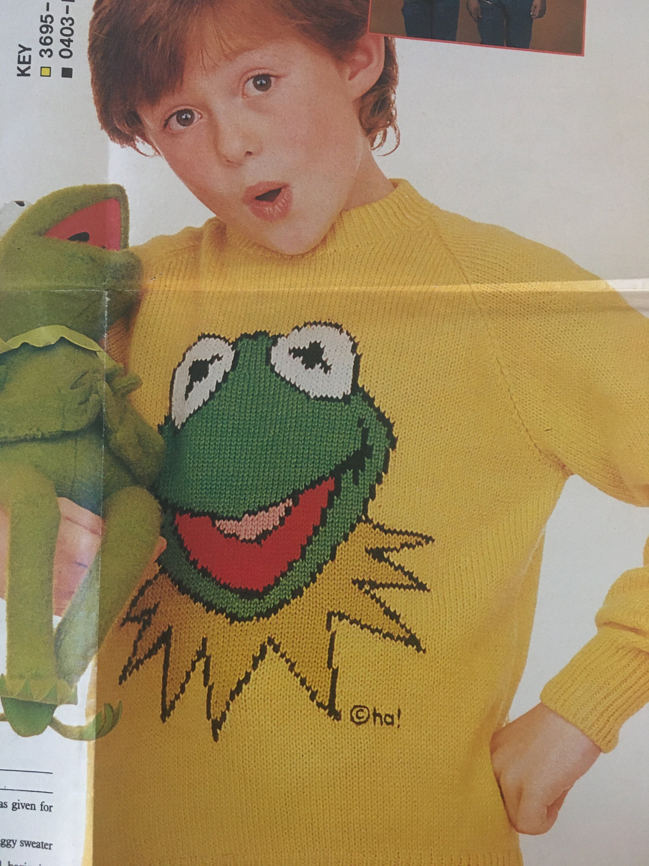 Vintage Gary Kennedy Intarsie Knit the Comedy Classics Etsy