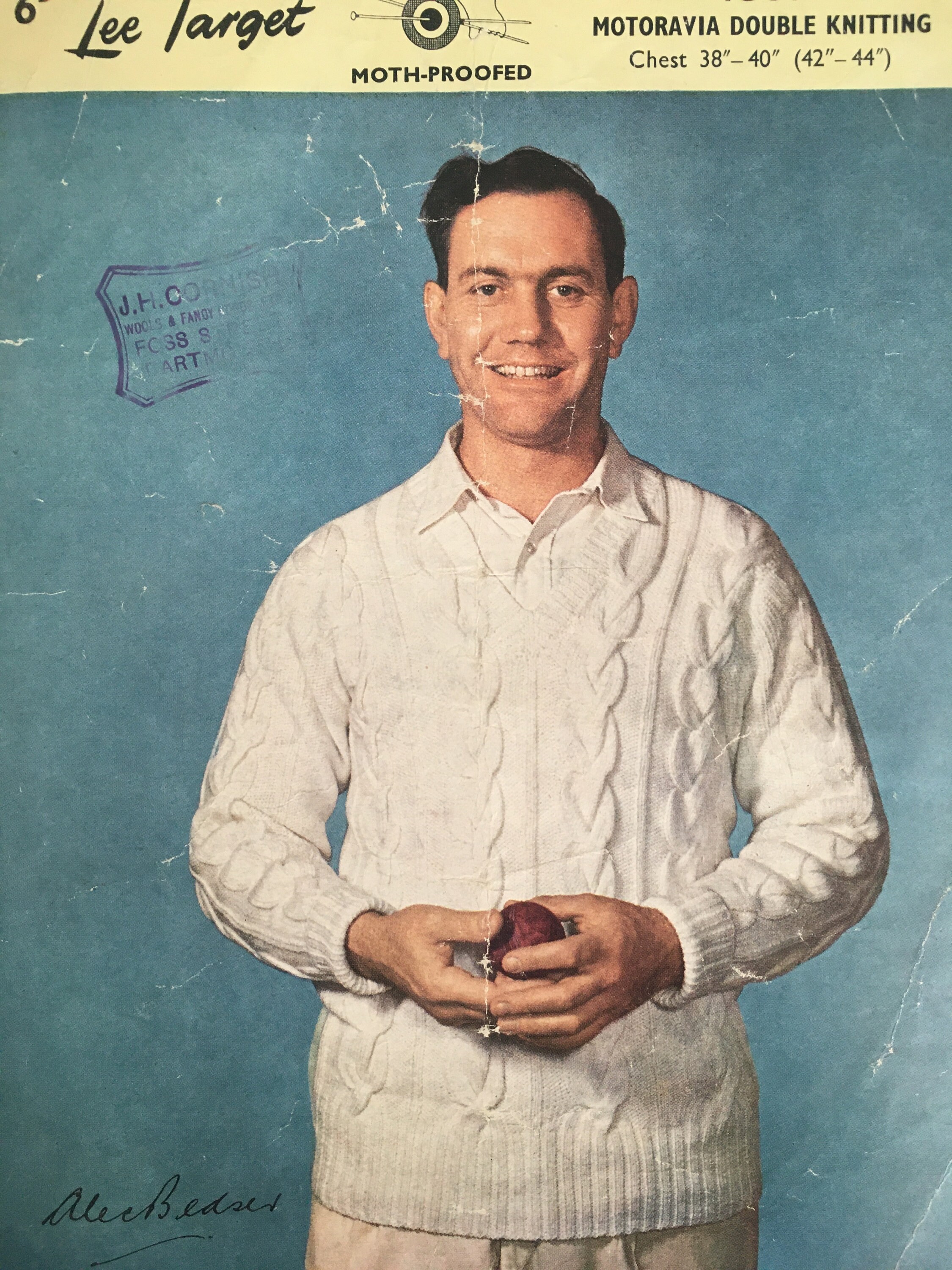 Vintage Cricket Sweater Knitting Pattern. Etsy