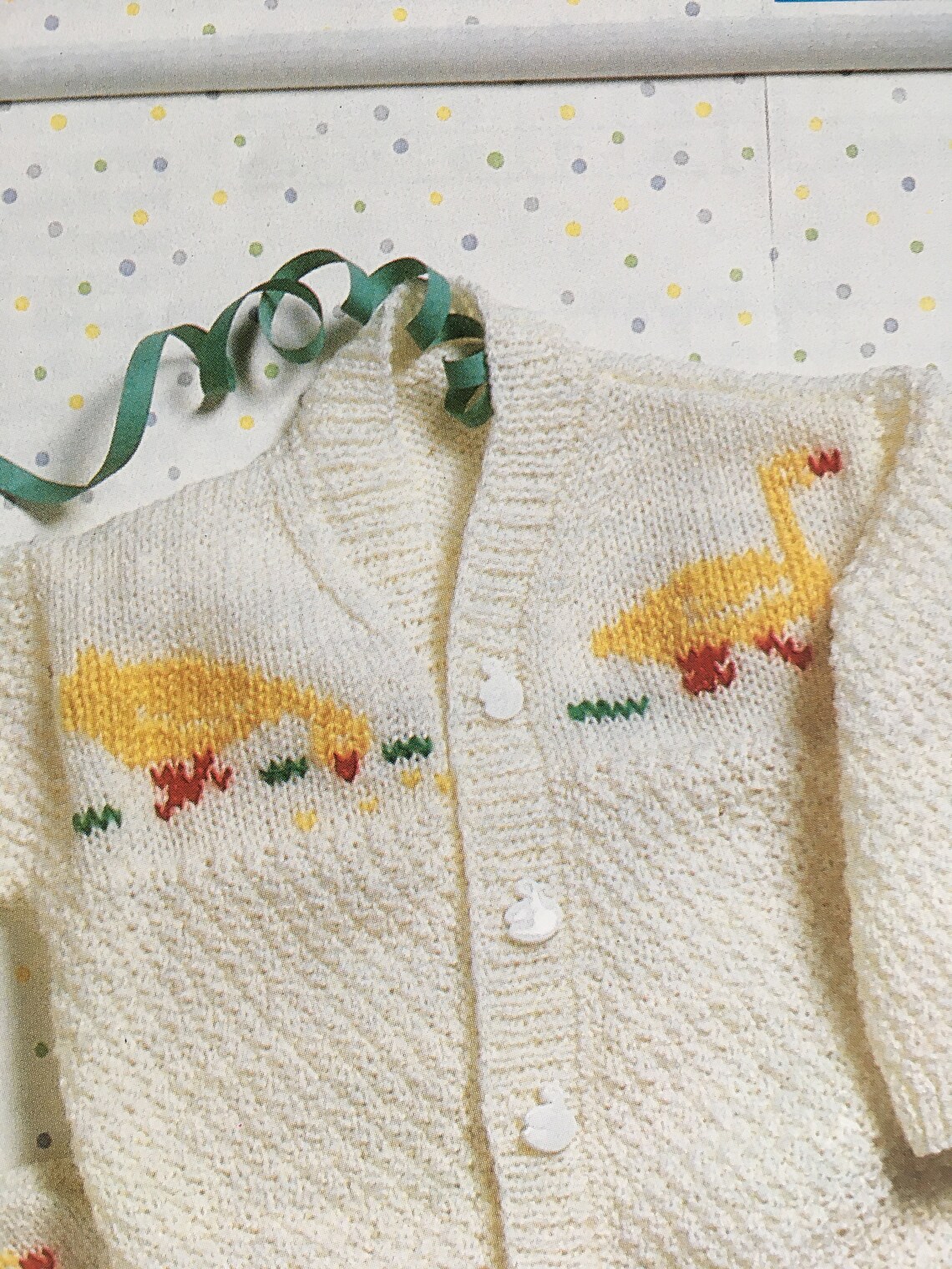 Vintage Phildar Baby Cardigan and Pullover Knitting Pattern Etsy