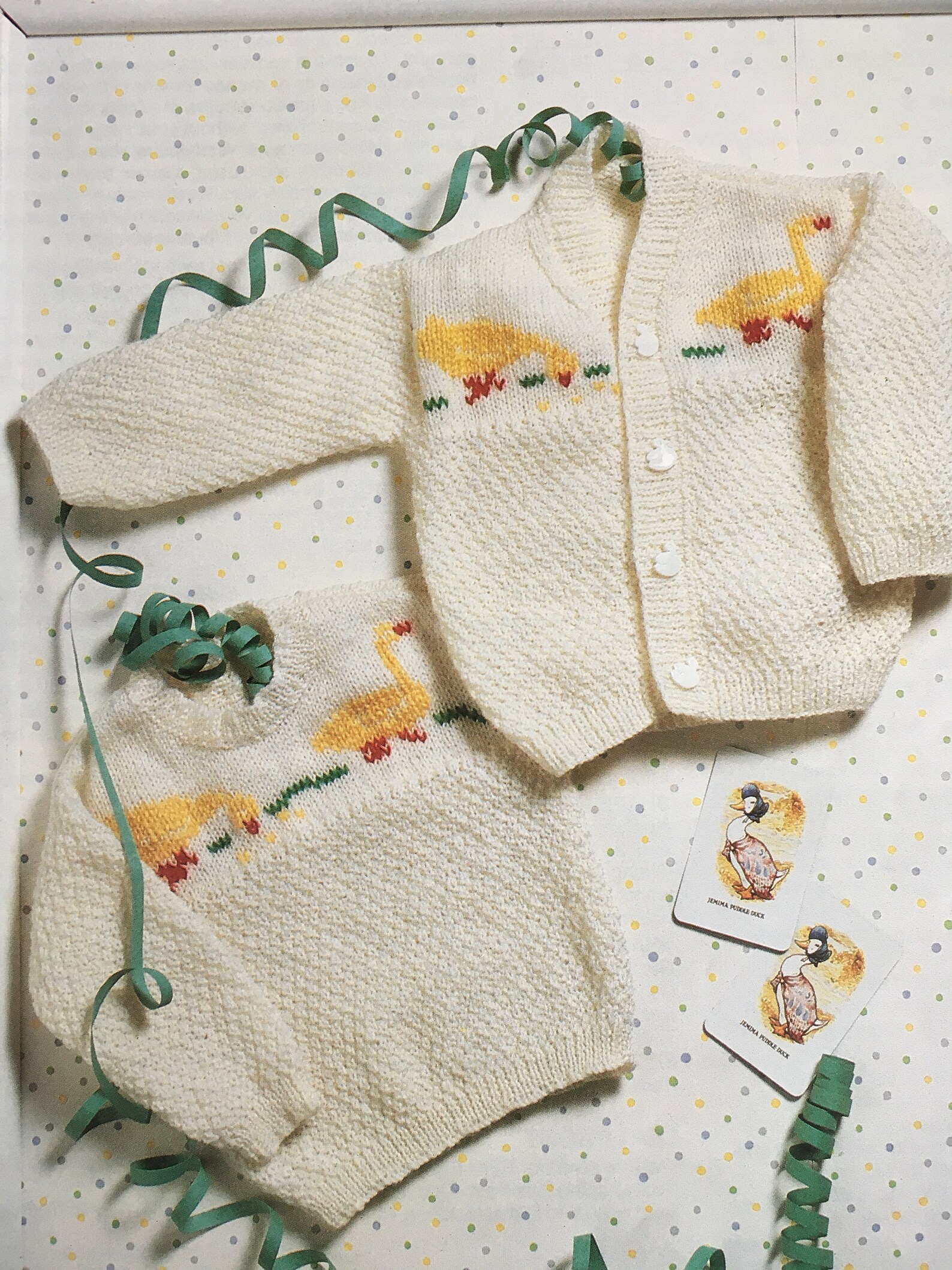 Vintage Phildar Baby Cardigan and Pullover Knitting Pattern Etsy