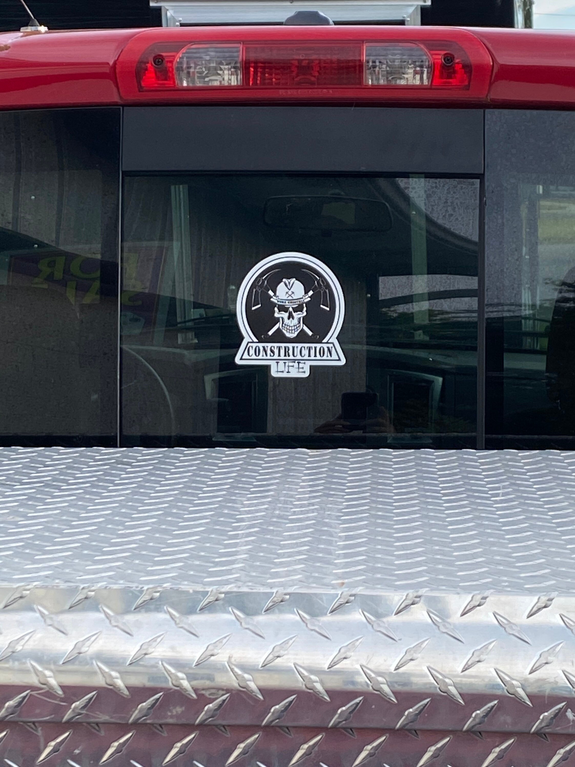 Vinyl Truck StickerCONSTRUCTION LIFE construction 5x5 Etsy