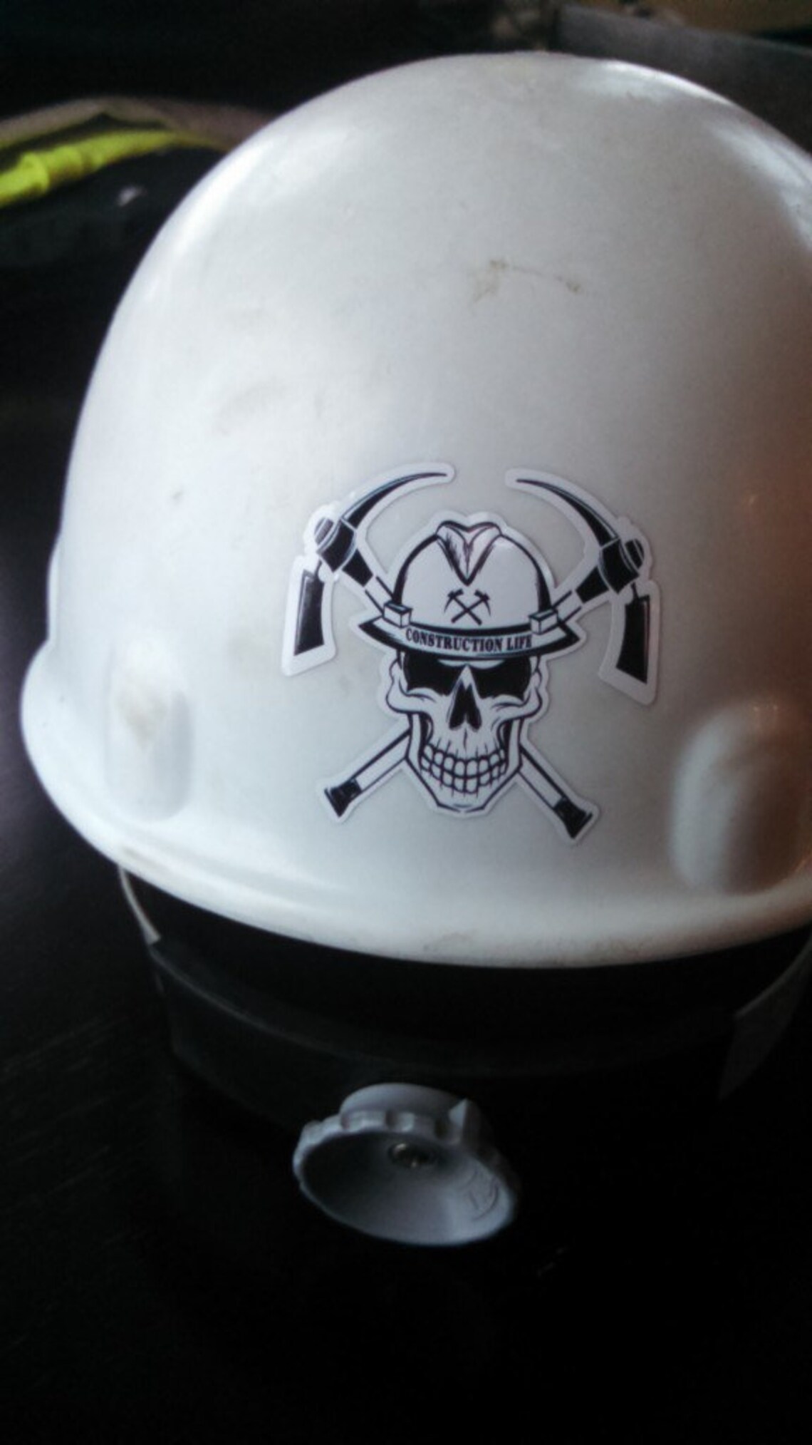 Vinyl Hard Hat StickerCONSTRUCTION LIFE construction 3x3 Etsy