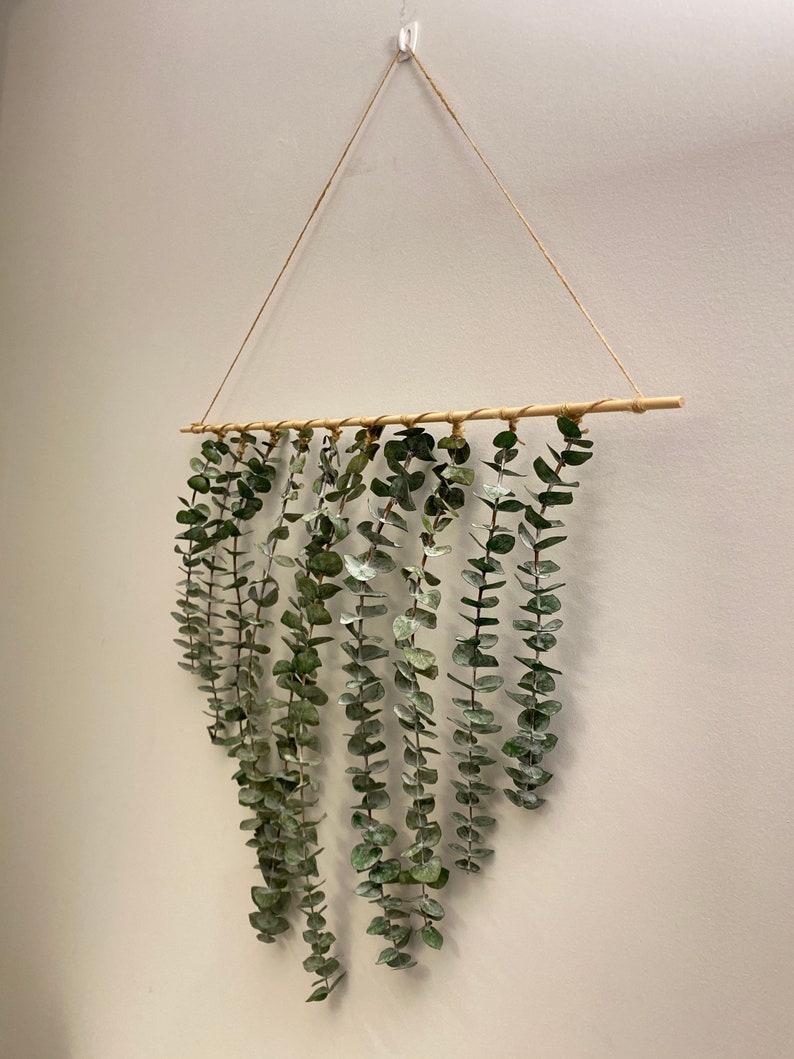 Preserved Eucalyptus Wall Hanging Decor l Wall Decor l Boho Etsy