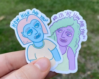 HIGH CONVO  420 Waterproof Sticker | Laptop Sticker | Funny Sticker | Water Bottle Sticker | Stoner Sticker