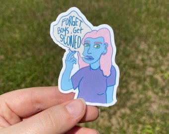 FORGET BOYS 420 Waterproof Sticker | Laptop Sticker | Funny Sticker | Water Bottle Sticker | Stoner Sticker