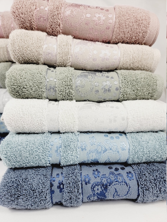 Cotton Hand Towel Bath Towel Set, Spa Or Bathroom Towel, 1 Bath