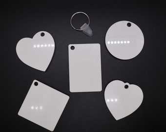 Llaveros de doble cara por sublimación