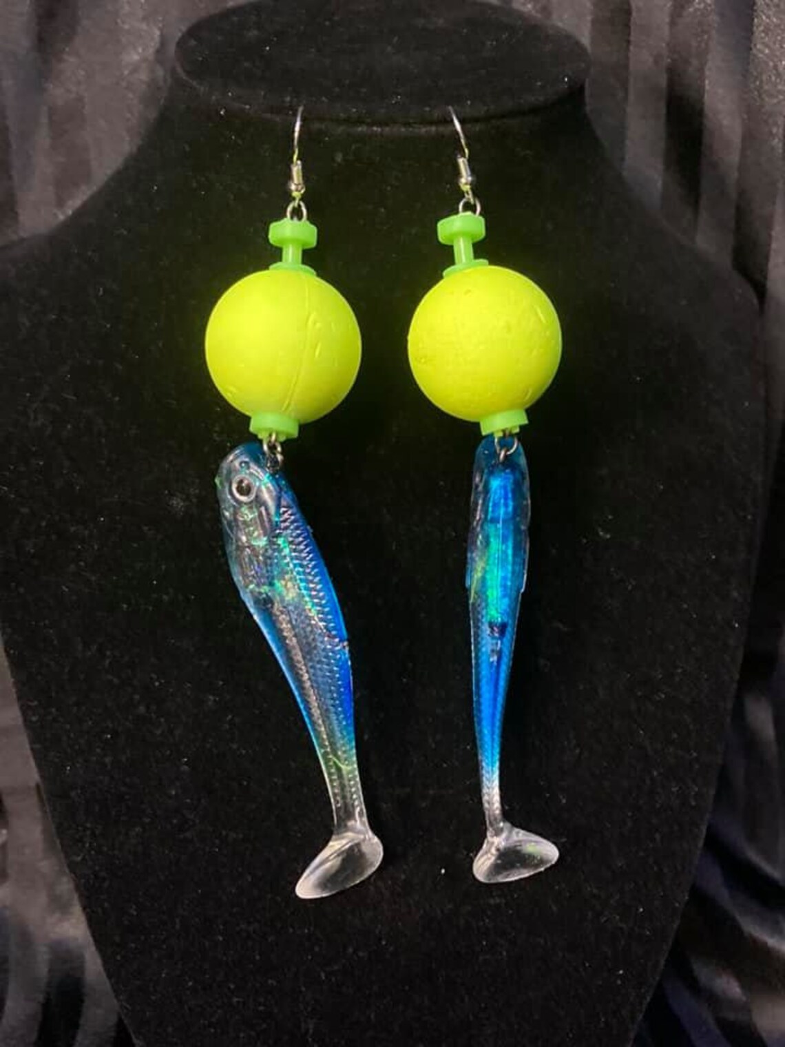 Novelty Fishing Lure Earrings Etsy