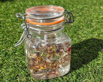 Dried Flower Candle - Floral Candle - Floral Decoration - Christmas Gift