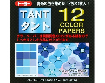Tant Paper Blue Set – 48 sheets 12 patterns